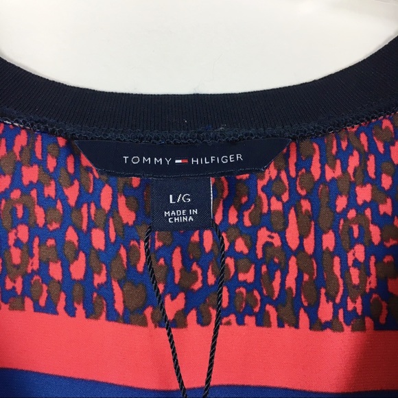 NEW Tommy Hilfiger Blue & Red Tank Top Shirt L - Picture 5 of 9